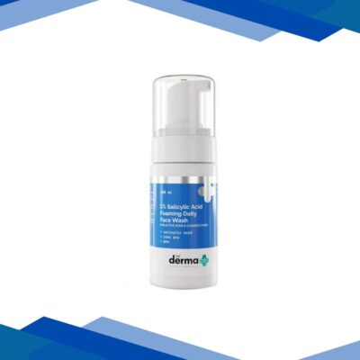 The Derma Co. 1 Percent Salicylic Acid Foaming Daily Face Wash for Active Acne and Clogged Pores 100ml
