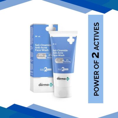The Derma Co. Sali Cinamide Anti Acne Face Wash with Salicylic Acid and Niacinamide 80 ml