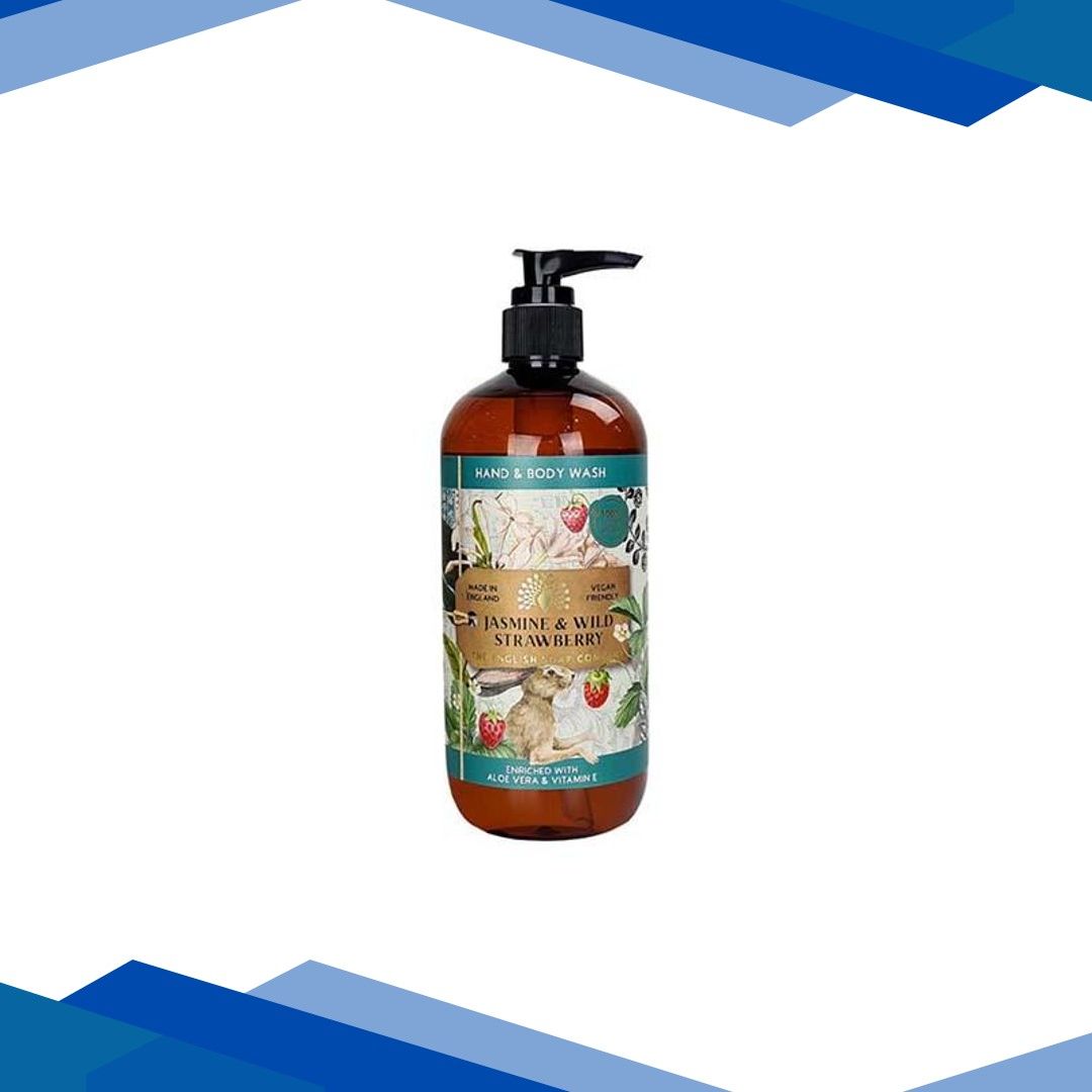 The English Soap Company – Anniversary Jasmine and Wild Strawberry Hand and Body Wash 500 ml