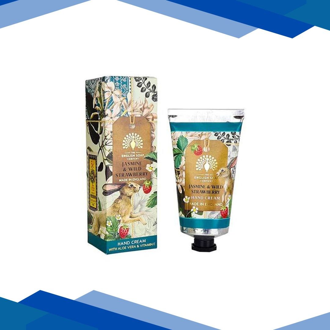 The English Soap Company – Anniversary Jasmine and Wild Strawberry Hand Cream 75 ml