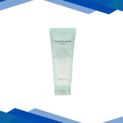The Face Shop Tea Tree Pore Clarifying Gel Cleanser – Korean Face Wash with Salicylic Acid – 100ml