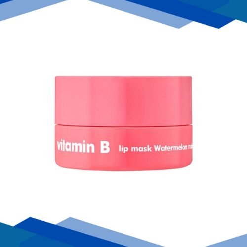 The Face Shop Vitamin B Tinted Overnight Lip Balm with Watermelon, Shea Butter for Soft, Pink Lips 7 gm