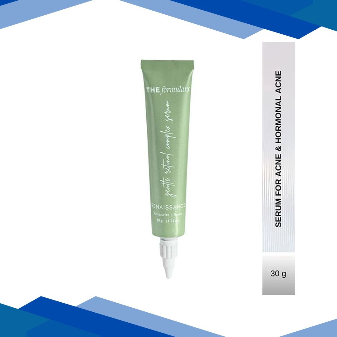 The Formularx Gentle Retinol Night Serum for Acne, Dark Spots, Enlarged Pores & Anti-Aging 30 gm
