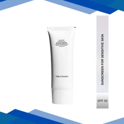 The Formularx Sun Relief Ceramide Silk Sunscreen SPF 50 PA++++ with Niacinamide & Peptide 50 gm