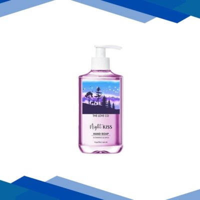 The Love Co. Night Kiss Hand Soap – For Moisturized Hands – Gentle Cleanser for Soft Hands – Liquid Hand Soap Suitable for Sensitive Skin 250 ml
