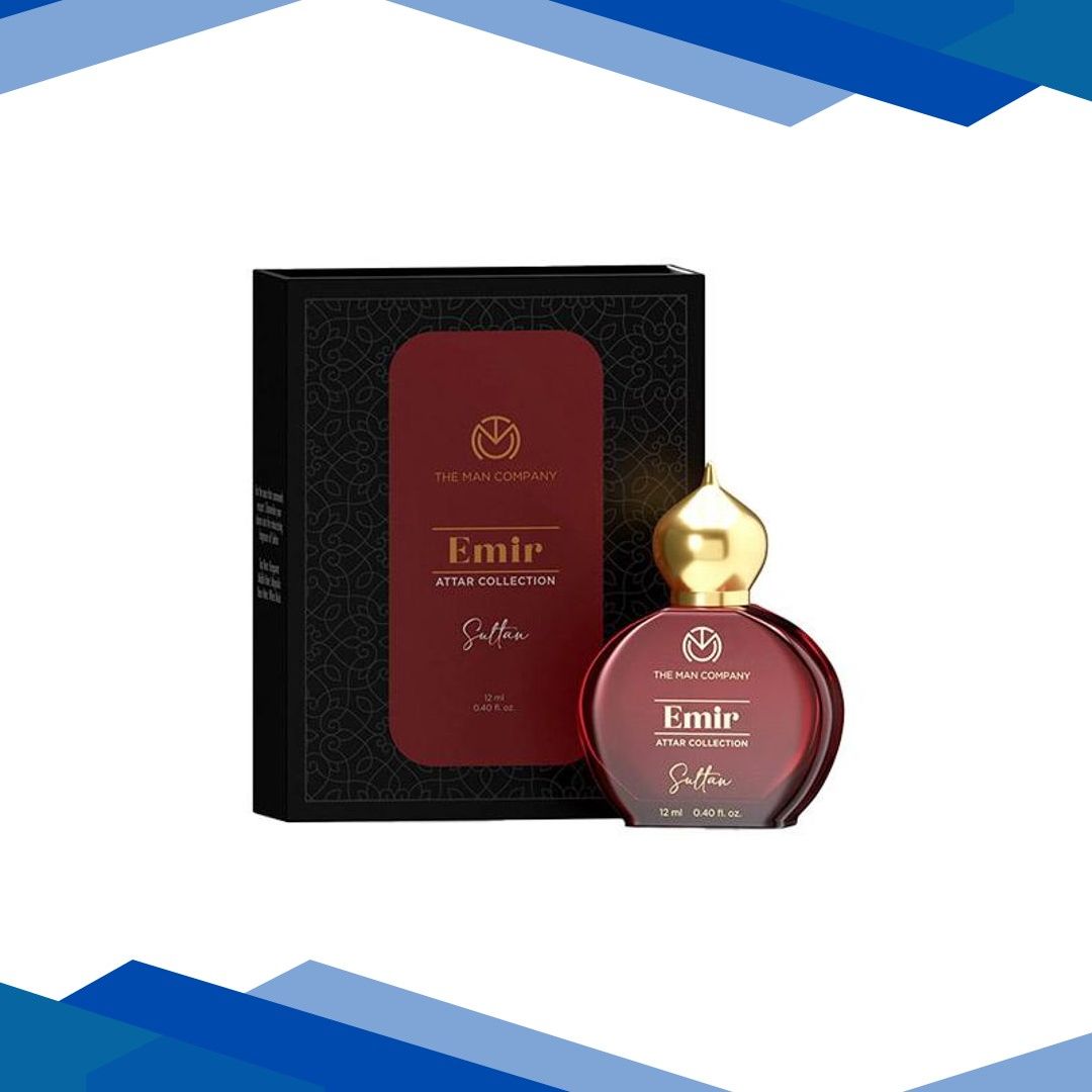 The Man Company 100% Alcohol-Free Attar Perfume for Men Sultan Emir Collection 12 ml