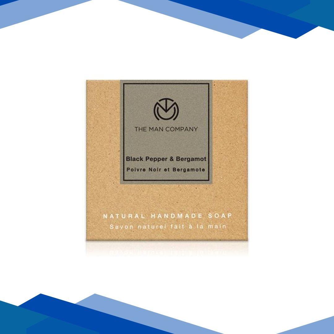 The Man Company Soap Bar – Black Pepper & Bergamot 125 gm