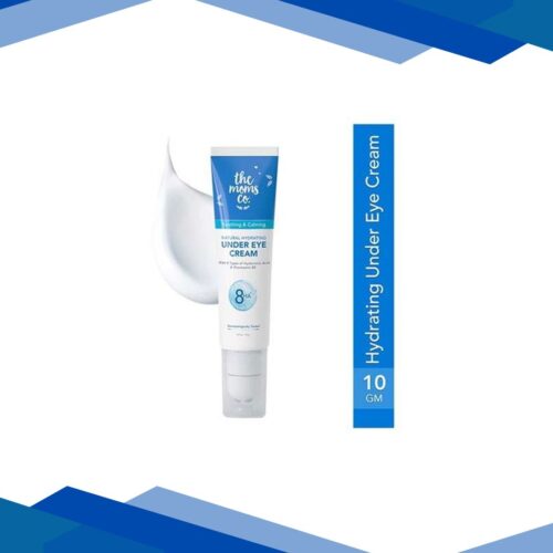 The Moms Co Natural Hydrating Under Eye Cream with 8 Types of Hyaluronic Acid and Provitamin B 10 gm