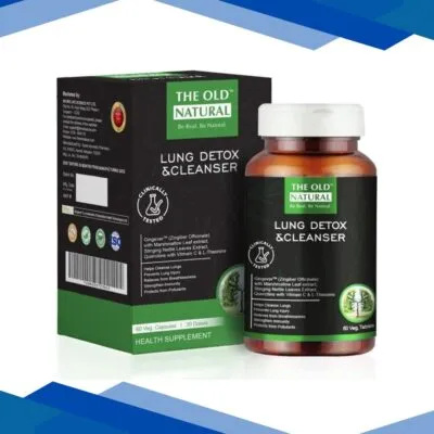 The Old Natural Lung Detox & Cleanser Veg Tablet 60’s