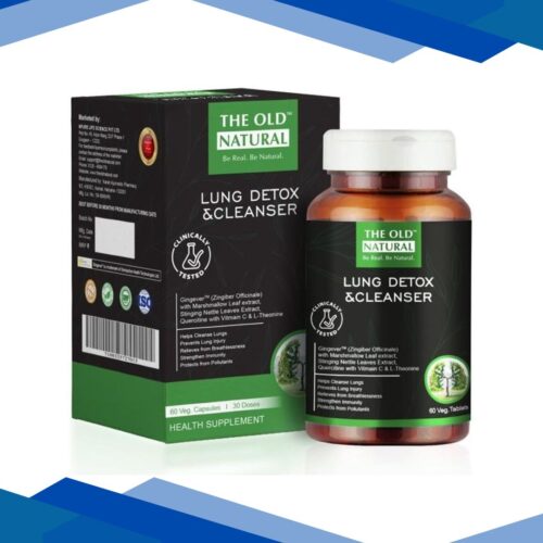 The Old Natural Lung Detox & Cleanser Veg Tablet 60’s