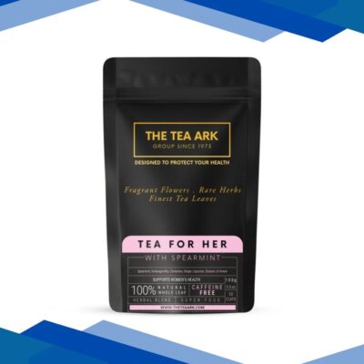 The Tea Ark Tea For Her Tea Powder- Organic Spearmint 100 gm (Pouch)