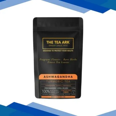 The Tea Ark Turmeric Tea Powder – Organic Ashwagandha 100 gm (Pouch)