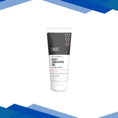 Thriveco Ultra-Light, Mineral-Based Spf 50 Pa+++ Daily Sunscreen Gel 50 ml