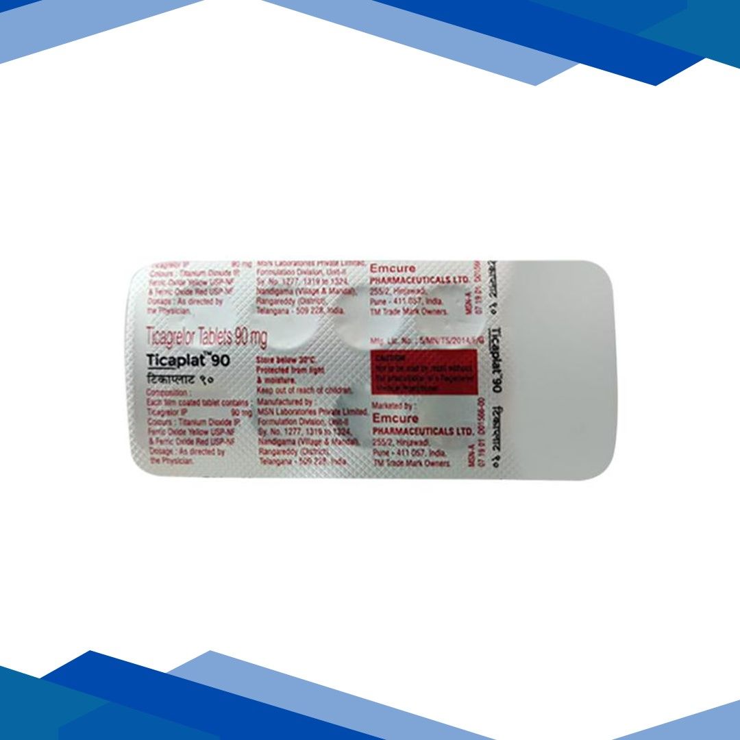 TICAPLAT 90mg Tablet 10’s