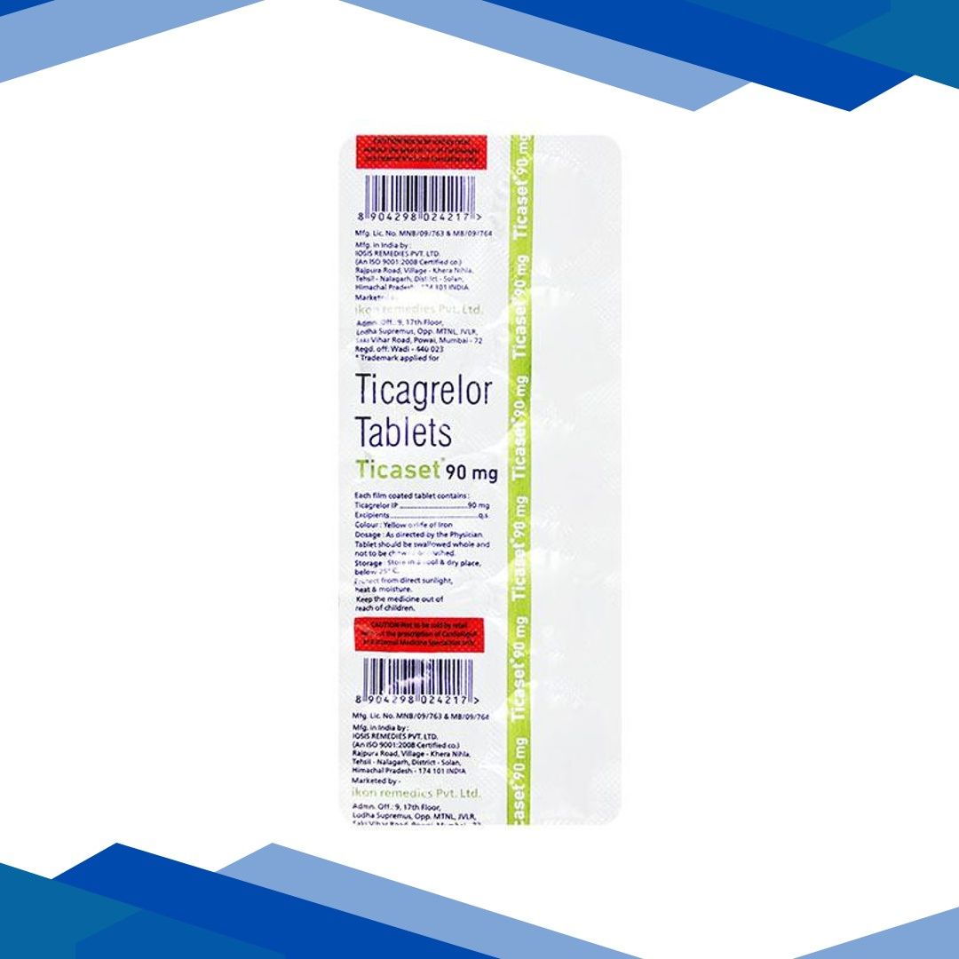 TICASET 90mg Tablet 10’s