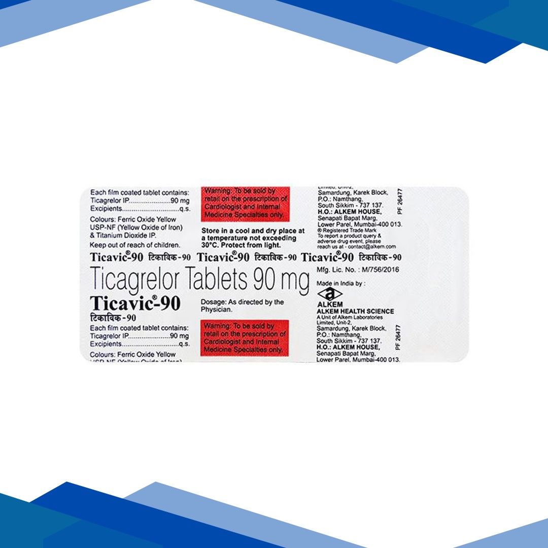 TICAVIC 90mg Tablet 10’s