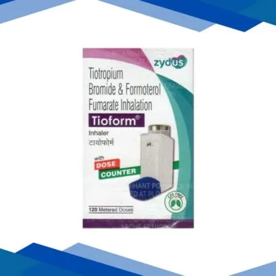TIOFORM WITH DOSE COUNTER Inhaler 120md