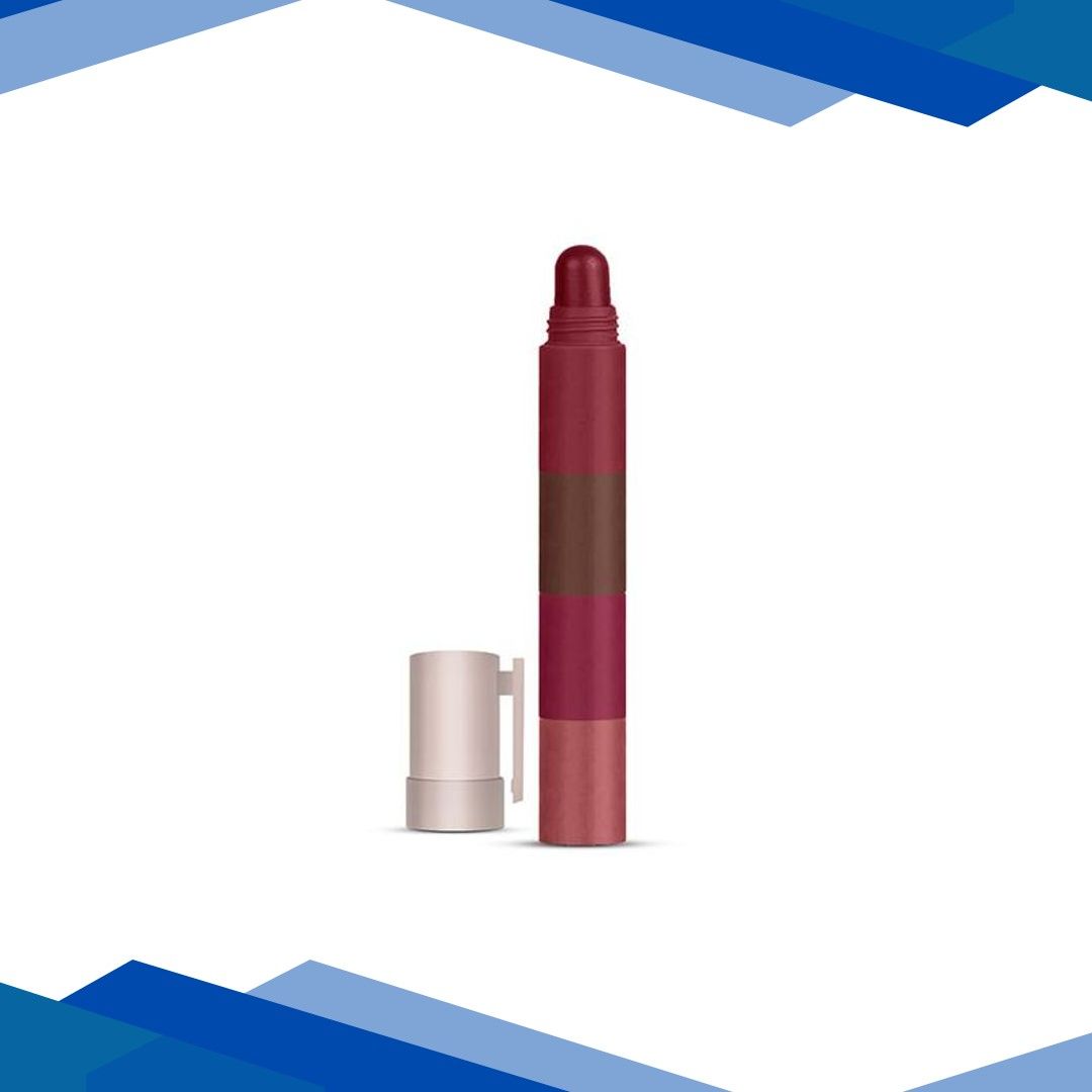 Tnw The Natural Wash Lipstack-01 Playlist, Longstay Lipstick Set, Four Shades 6.4 gm