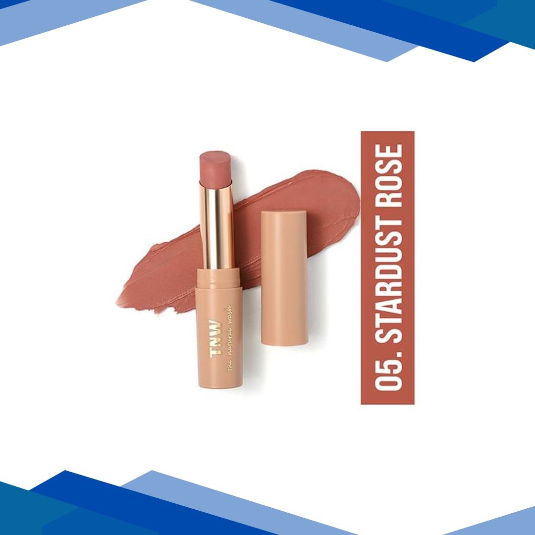 Tnw The Natural Wash Silky Matte Fusion Longstay Lip Color – Stardust 3.5 gm
