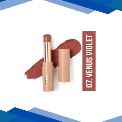 Tnw The Natural Wash Silky Matte Fusion Longstay Lip Color – Venus Violet 3.5 gm