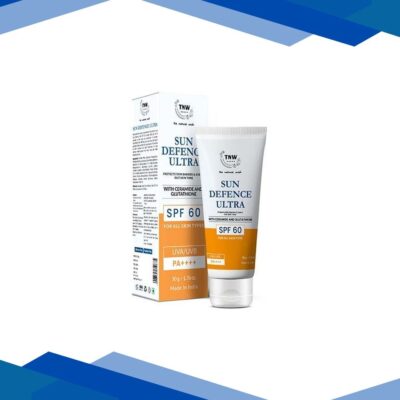 Tnw -The Natural Wash Sun Defence Sunscreen Spf 60 Suncream, No White Cast 50 gm