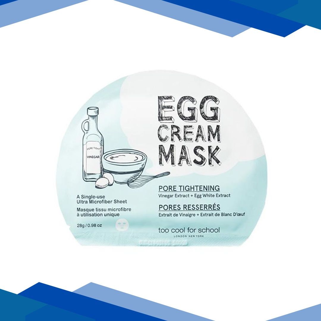 Too Cool For School Egg Cream Mask Pore Tightening 28 gm