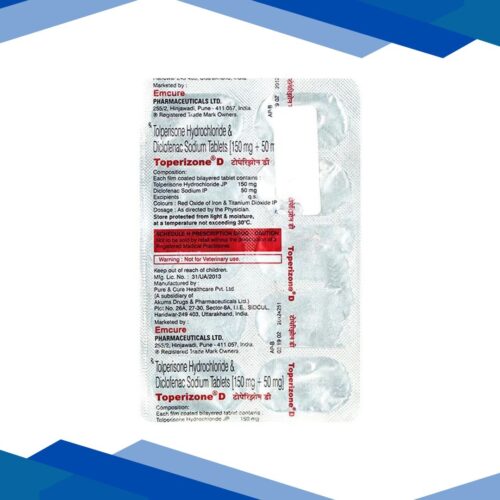Toperizone D 150/50mg Tablet 10’S