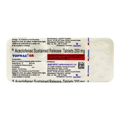 Topnac SR 200mg Tablet 10’S