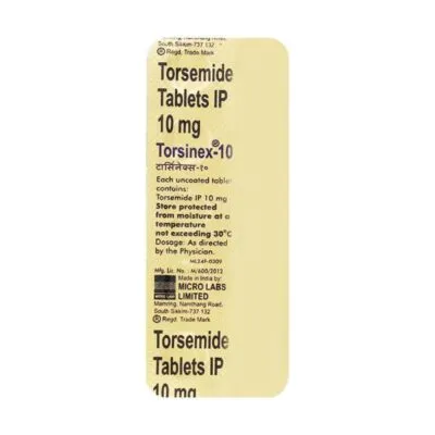 Torsinex 10mg Tablet 10’S