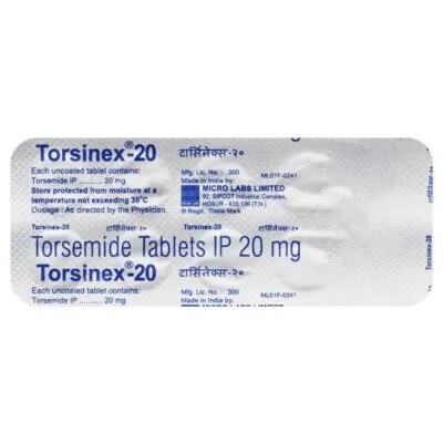 Torsinex 20mg Tablet 10’S