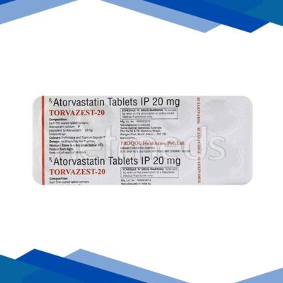 Torvazest 20mg Tablet 10’S