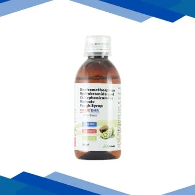 Tossex DMR Sugar Free Colourless Kiwi Flavour Syrup 100ml