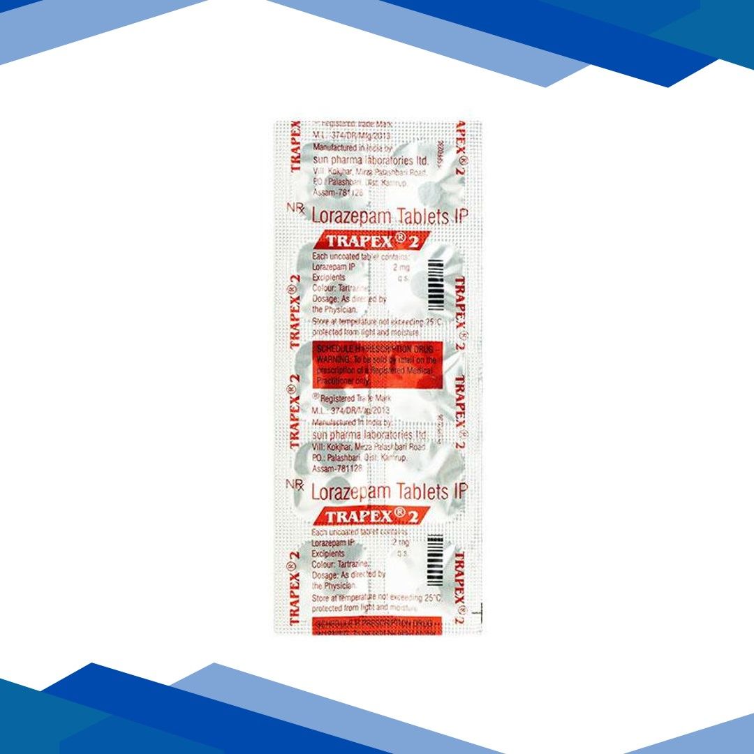 Trapex 2mg Tablet 10’S