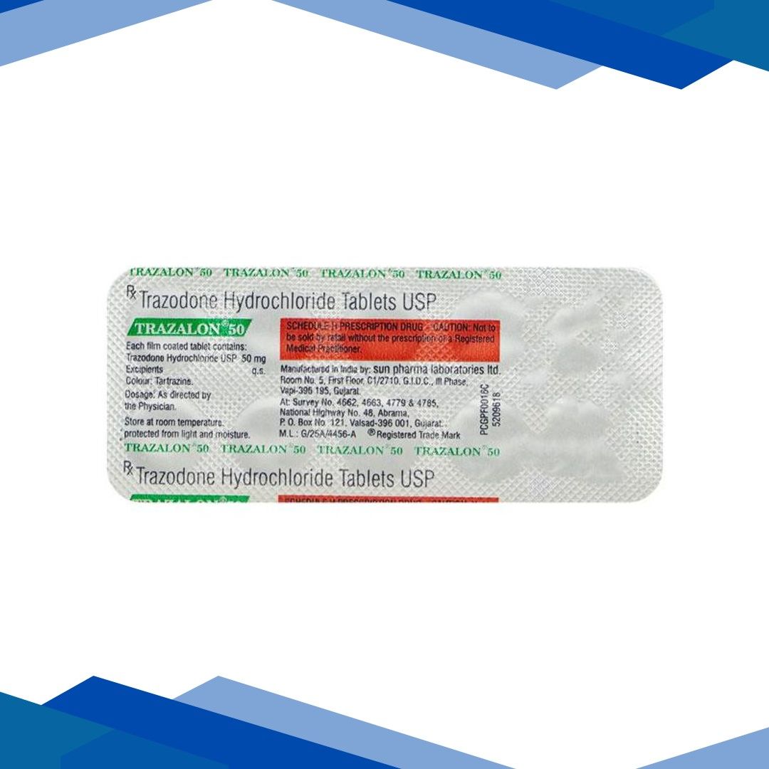 Trazalon 50mg Tablet 10’S