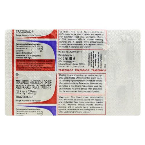 Trazodac P Tablet 10'S