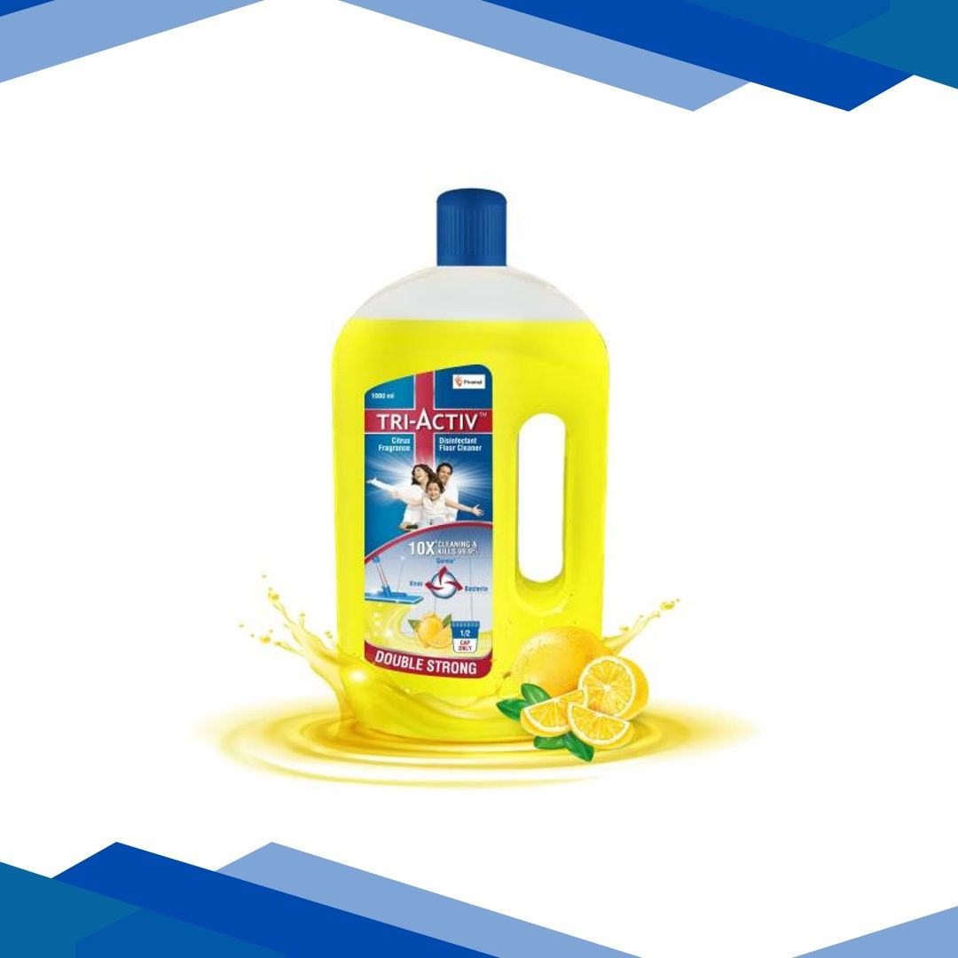 Tri-Activ Disinfectant Floor Cleaner – Citrus Fragrance 1000 ml