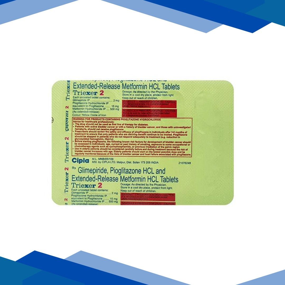 Triexer 2mg Tablet 10’S