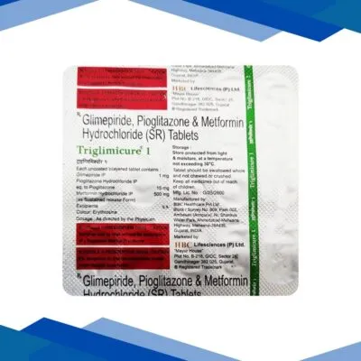TRIGLIMICURE 1 Tablet 15’s
