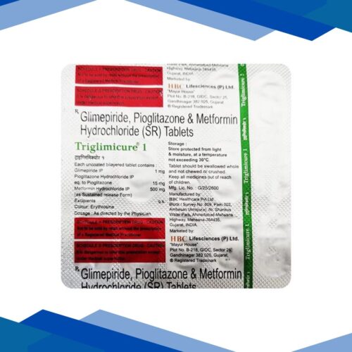 TRIGLIMICURE 1 Tablet 15’s