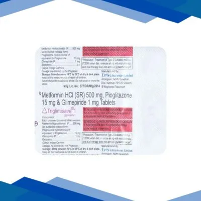 TRIGLIMISAVE 1 Tablet 15’s