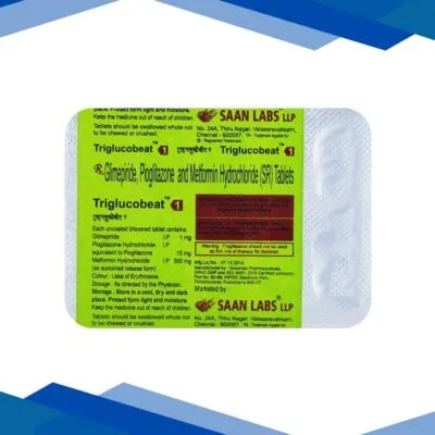TRIGLUCOBEAT 1mg Tablet 10’s