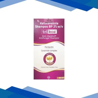 TRIKOZ ANTI DANDRUFF ANTIFUNGAL Shampoo 80ml