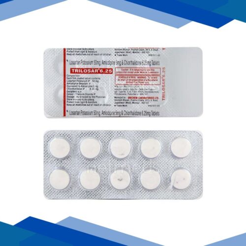 Trilosar 6.25mg Tablet 10’S