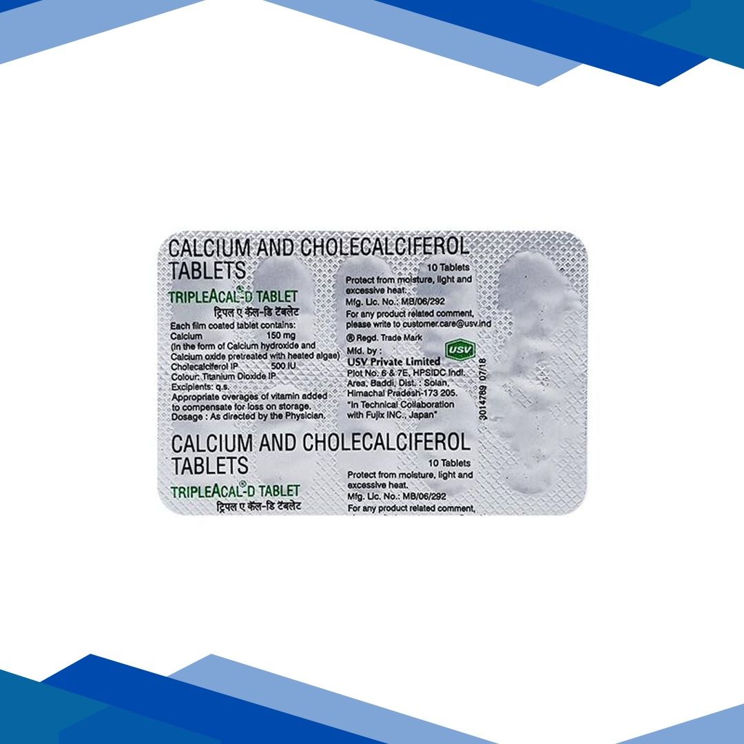 Triple A Cal D Tablet 10’S