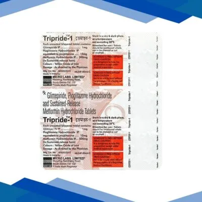 Tripride 1mg Tablet 15’S