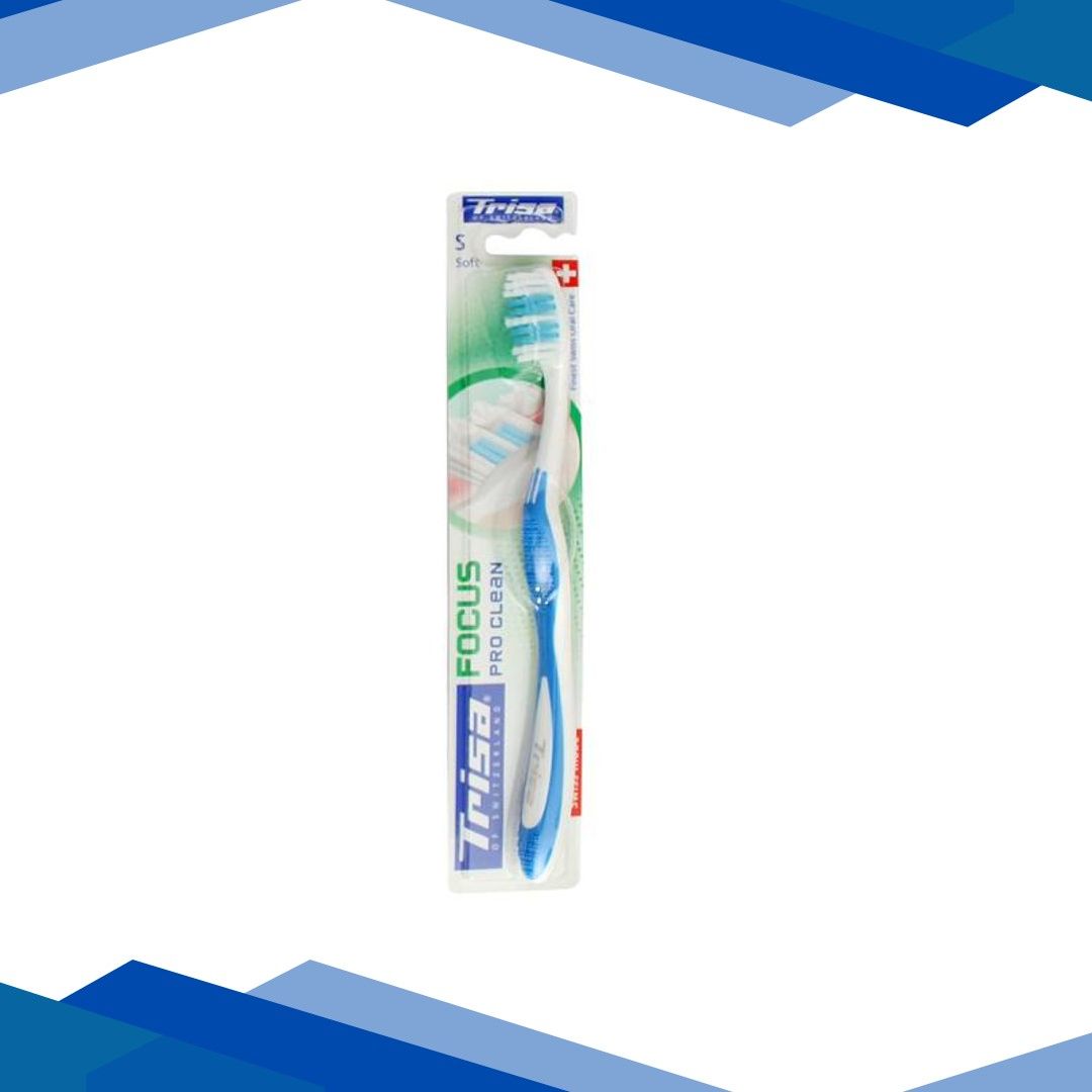 Trisa Focus Pro Clean Soft Toothbrush 1’s