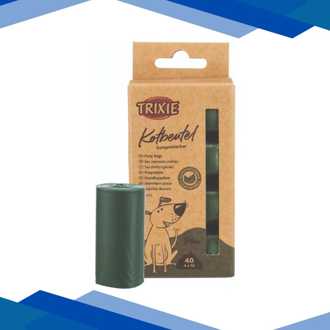 Trixie Dog Dirt Bags Biodegradable Brown (Pack of 4 x 10)