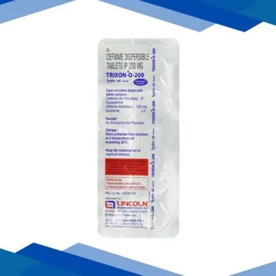Trixon O 200mg Tablet 10’S