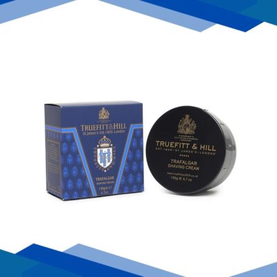 Truefitt and Hill Trafalgar Royal Shave Cream Bowl Essential Grooming Collection For Men Suitable For Normal and Dry Skin Types 190 gm