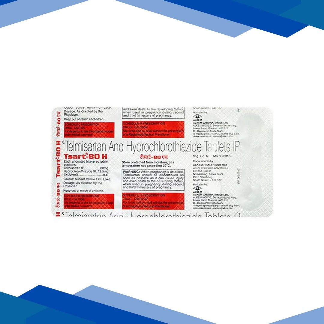 Tsart H 80mg Tablet 10’S